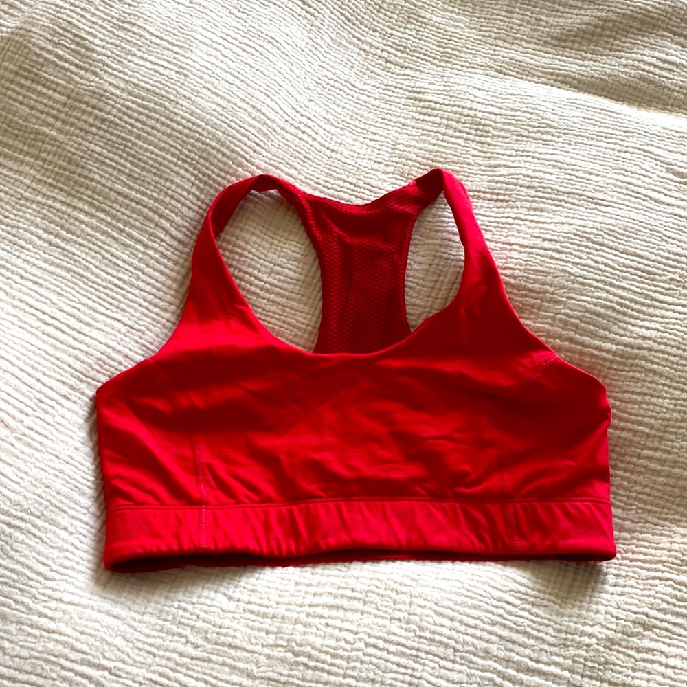 Outside voices red sports bra